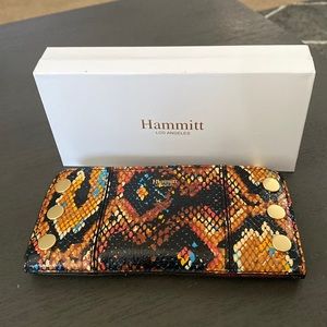 Hammitt skin leather multi colored wallet. Never worn.